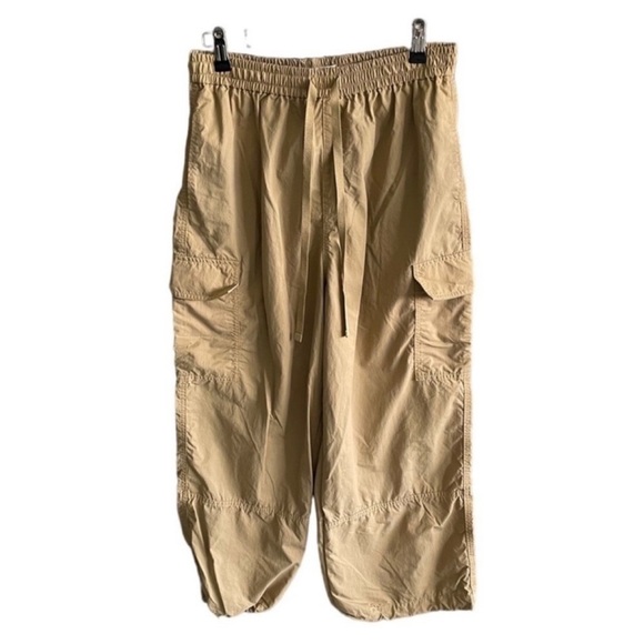 UNIQLO × JW ANDERSON JWA Cargo Jogger Pants Tan Beige 100% Nylon Women's Size L - Picture 6 of 14